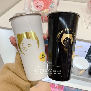 現貨🇰🇷韓國KAKAO FRIENDS RYAN 304不鏽鋼隨行杯