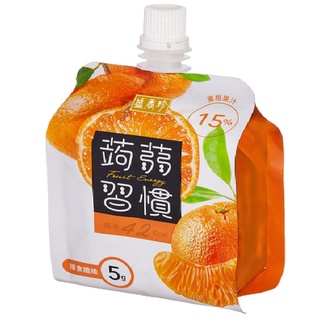 盛香珍蒟蒻習慣-蜜柑蒟蒻180g克X6【家樂福】