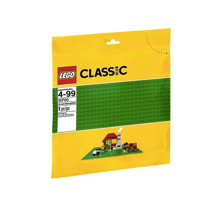 【宅媽科學玩具】樂高LEGO 配件10700 綠色底板