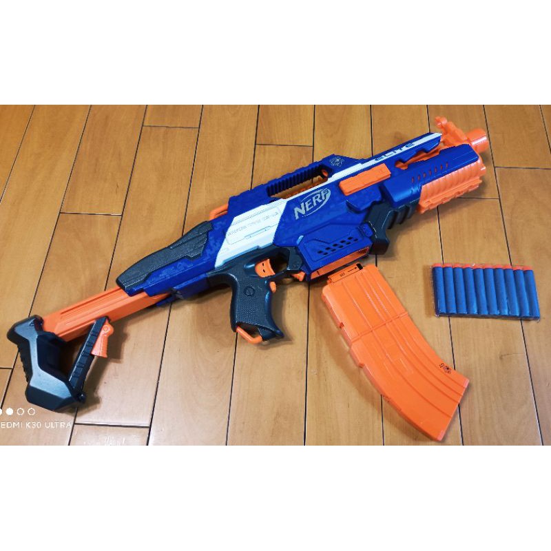 原廠正版 NERF 孩之寶 稀有橘機 RAPIDSTRIKE 強速 速擊 連發 CS18 菁英系列 軟彈 發射器 玩具槍