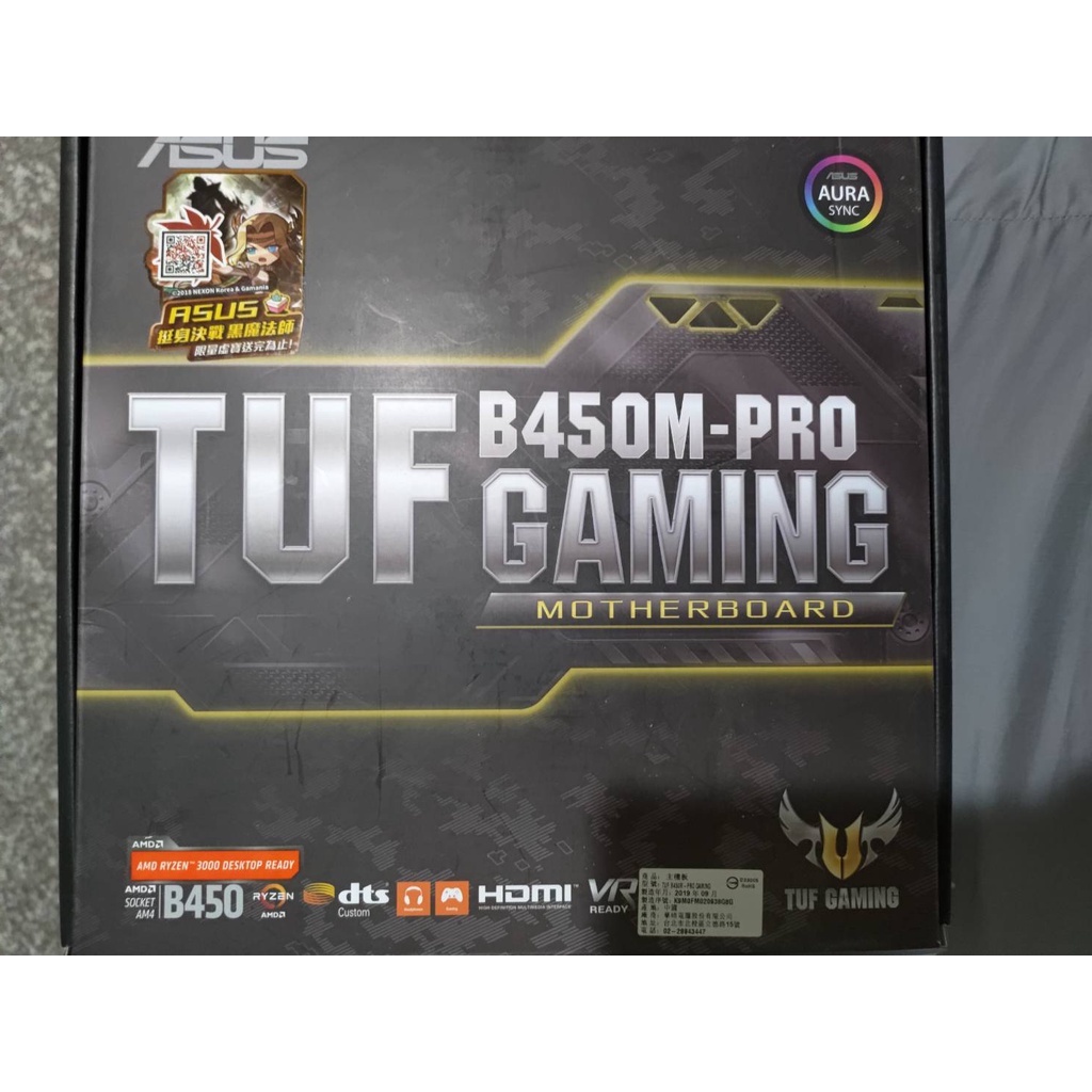 AMD 3500X + ASUS TUF B450m Pro Gaming