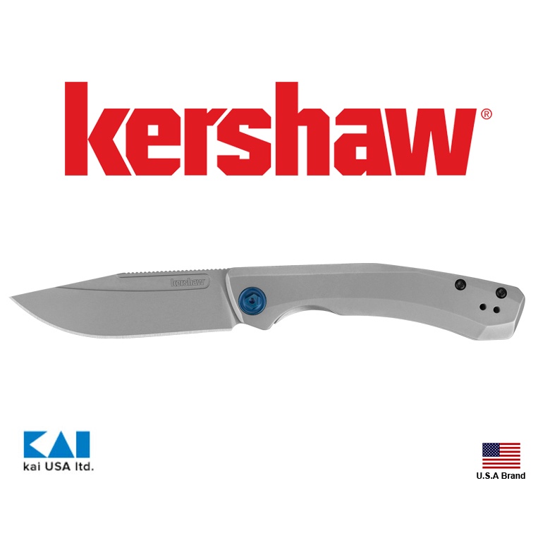 美國Kershaw折刀滾軸開刀HIGHBALL XL噴砂面D2鋼不銹鋼握柄附背夾【KS7020】