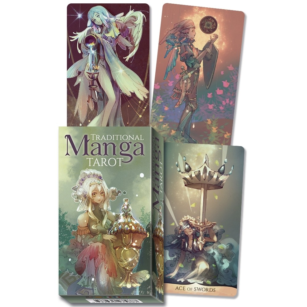 傳統漫畫塔羅 Traditional Manga Tarot 緊緊遵循塔羅牌的傳統符號學 左西購物網 蝦皮購物