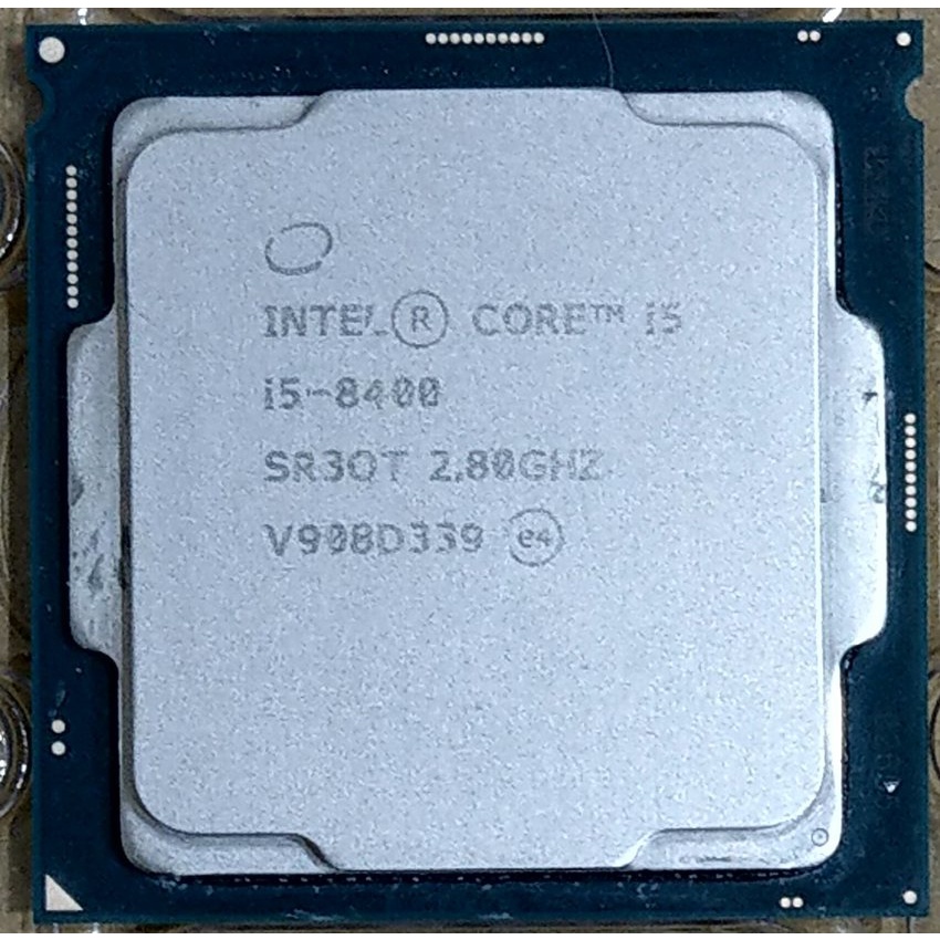 Intel 八代/九代 core i5-8400 8500 9400F 9400 CPU (1151 腳位) 附風扇