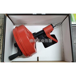 *機械五金批發*全新 POWER SPIN 手動/電動兩用排水管通管器