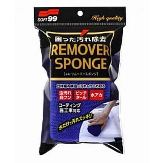 日本 SOFT99 去蟲、柏油洗車海綿 S463 去除污漬 高密度立體編織的化纖纖維，能乾乾淨淨去除飛蟲屍骸鳥糞 .
