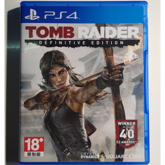 二手9.9成新【免運費】【ps4古墓奇兵 決定版】tomb raider definitive edition 中文字幕