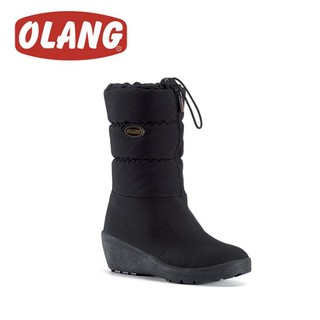 【OLANG 義大利 ELENA OLANTEX 防水雪靴《黑》】1607/保暖/滑雪/雪地/悠遊山水