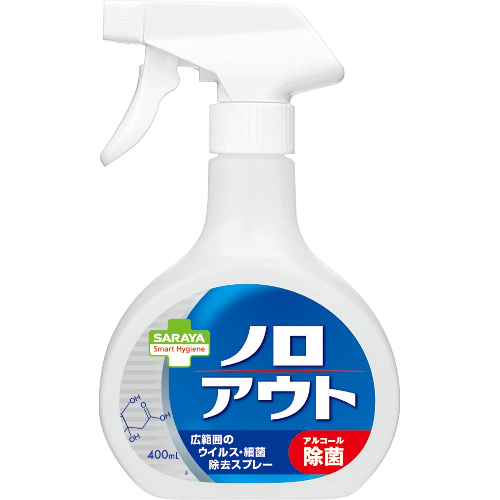日本SARAYA 除菌噴霧(400ML)日本 Smart Hygiene 神隊友 除菌噴霧
