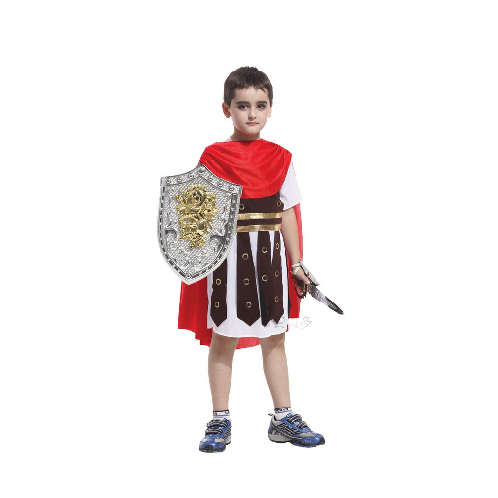 快樂商店-萬聖節服裝,萬聖節裝扮,羅馬裝扮/兒童變裝服-羅馬小戰士