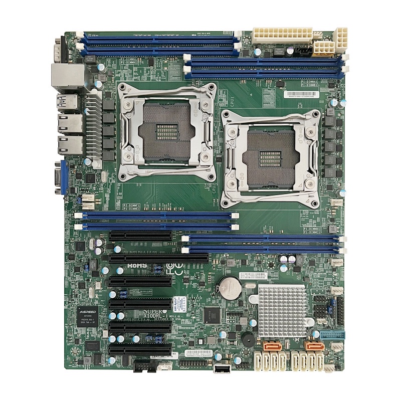 超微服務器主板 X10DRL-I組裝臺式機M.2工作站遊戲多開1080TI顯卡