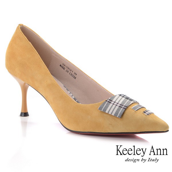 Keeley Ann 英格蘭紋全真皮尖頭跟鞋(0259321)