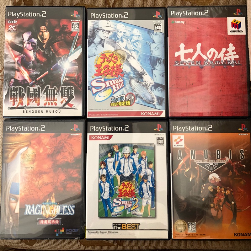 Ps2 日版 戰國無雙網球王子1 2 七人之侍降魔默示錄星域毀滅者 價錢可談 蝦皮購物