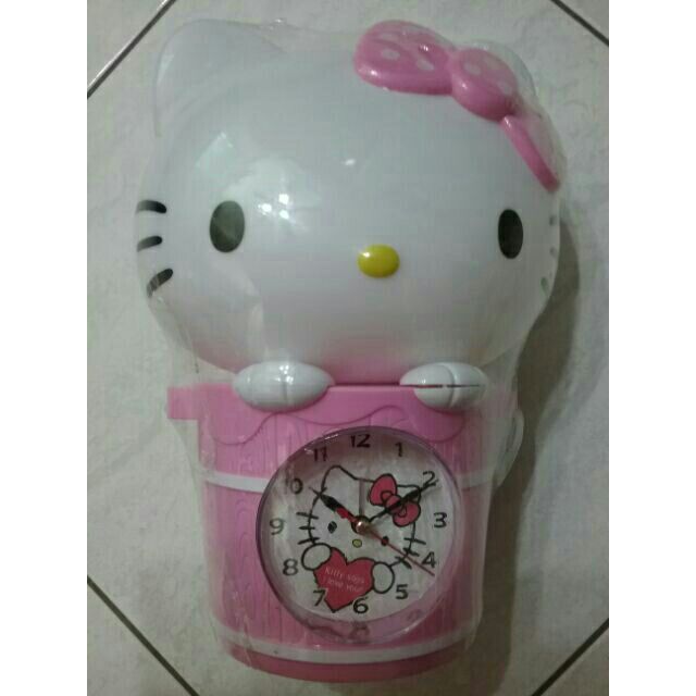 Hello Kitty 插電小夜燈鬧鐘