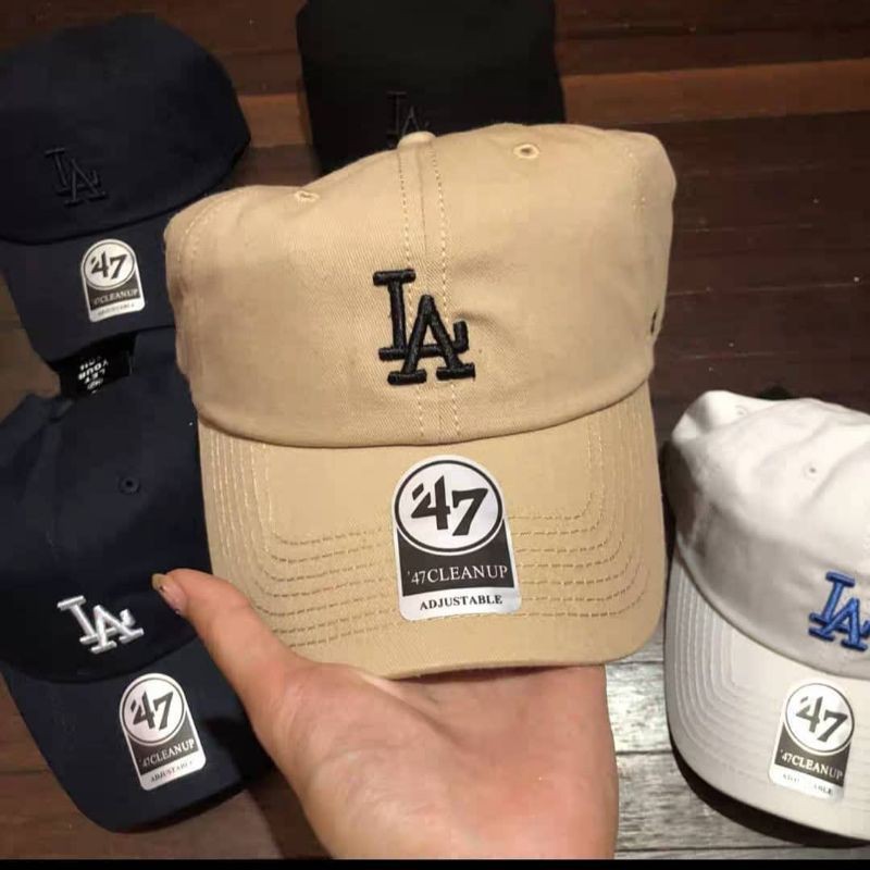 正品 47brand LA 卡其色 鴨舌老帽 嘻哈饒舌 HIP HOP