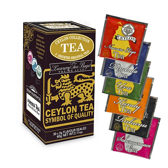 錫蘭六大茶區滿足包 (30入/盒、6種產地風味) CEYLON COLLECTION 曼斯納 MlesnA 正式代理進口
