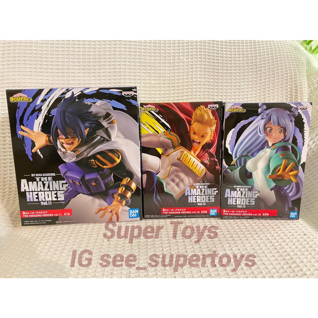 《$uper Toys》全新 我的英雄學院 三巨頭 THE AMAZING HEROES 波動 捻麗 通行 天喰環 公仔