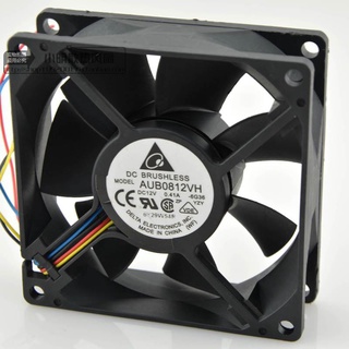 臺達 DELTA 8025 8CM 0.41A PWM自動控速CPU散熱器風扇AUB0812VH