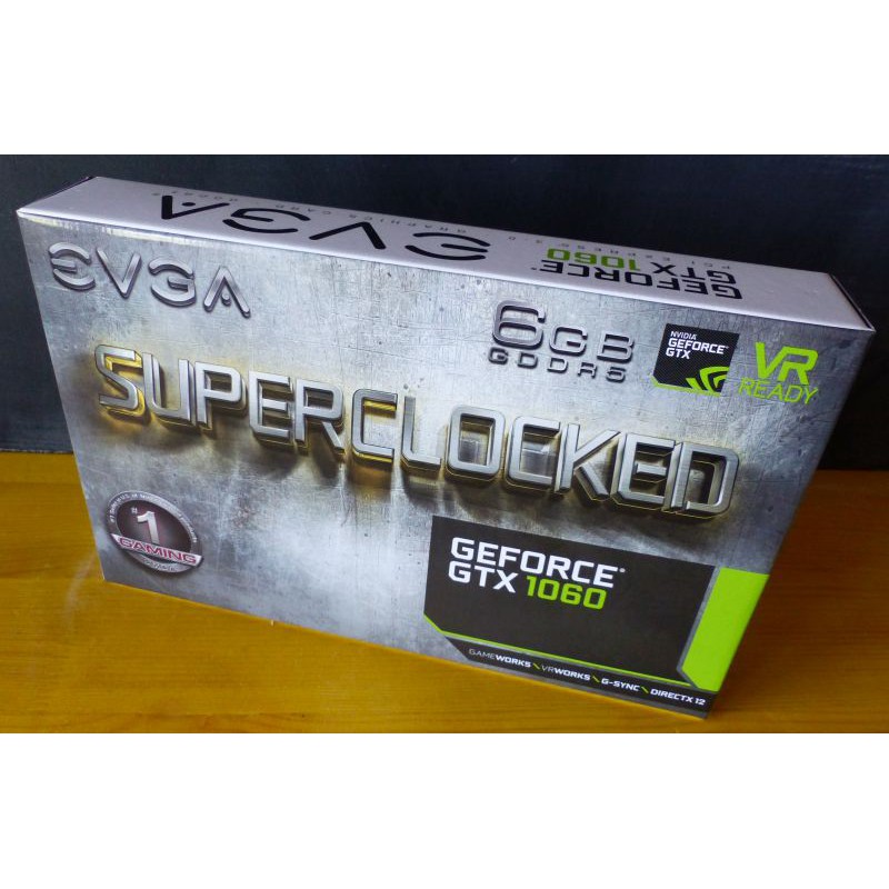 (全新品)艾維克 EVGA  GTX 1060 6GB SC GAMING 顯示卡 非 GTX 1650 1660