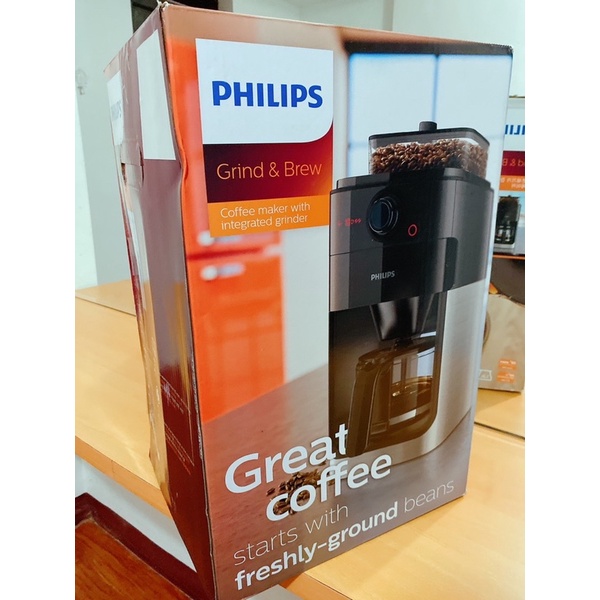 【Philips 飛利浦】 全新 現貨🗣全自動美式研磨咖啡機(HD7761)