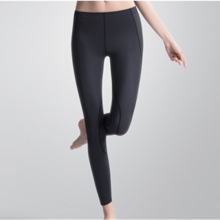 (蝦皮官方商城免運)【華歌爾】LYCRA 運動 M-LL 九分壓力褲(運動黑)LB535716BL