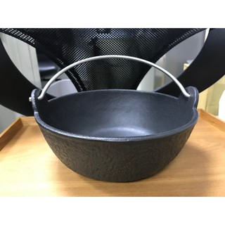 【無敵餐具】日式鑄鐵靖鍋(21cm)電磁爐適用/火鍋店/壽喜燒/燒烤【W0059】