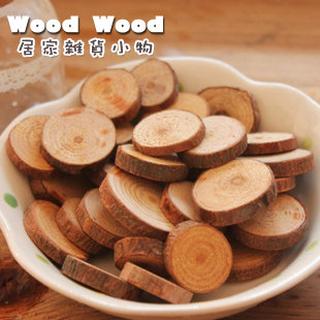 ☆Wood Wood【WZ063】Zakka居家 迷你原木片擺飾 拍攝道具 一包10片-預購