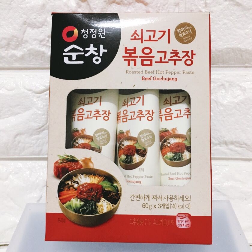 韓國清淨園韓式拌飯醬韓式辣醬辣炒牛肉醬60g 蝦皮購物