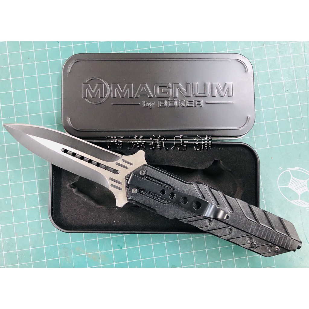 德國 BOKER MAGNUM ROCKET 折刀 野營刀 登山刀 藍波刀 獵刀 半彈折刀 "西滿鐵店舖" 特選