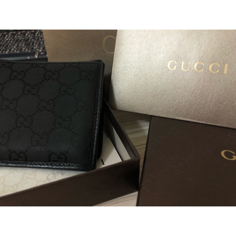 Gucci 短夾 正品 義大世界專櫃購入 極新