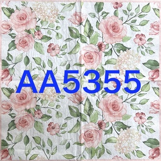 波弟彩繪拼貼/木器彩繪/蝶古巴特餐巾紙/AA5355/美麗玫瑰花