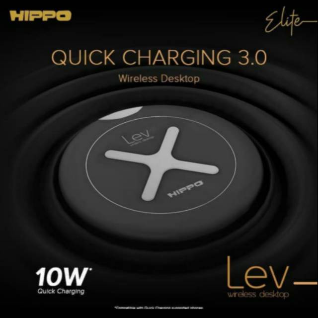 Hippo Elite Lev 10W 無線桌面 QC 3.0 桌面 Lev 10W