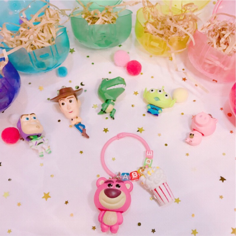 現貨🎁 玩具總動員搖頭款 胡迪鑰匙圈 三眼怪鑰匙圈 火腿豬鑰匙圈 客製公仔吊飾 熊抱哥 三眼怪 抱抱龍 胡迪 巴斯光年