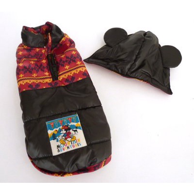 貝果貝果 日本 Pet Paradise 代理 Disney 民俗風 造型米奇外套 / 黑[D6992]特賣