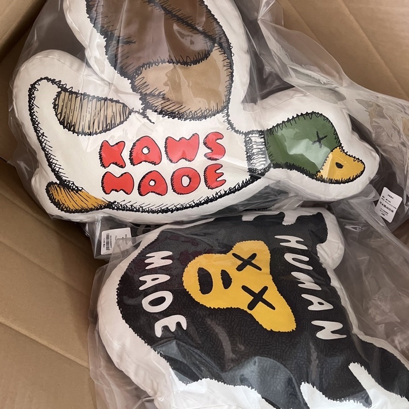 IMNEW®️❤️彡 現貨 全新正品 HUMANMADE x KAWS 人頭 鴨子 抱枕