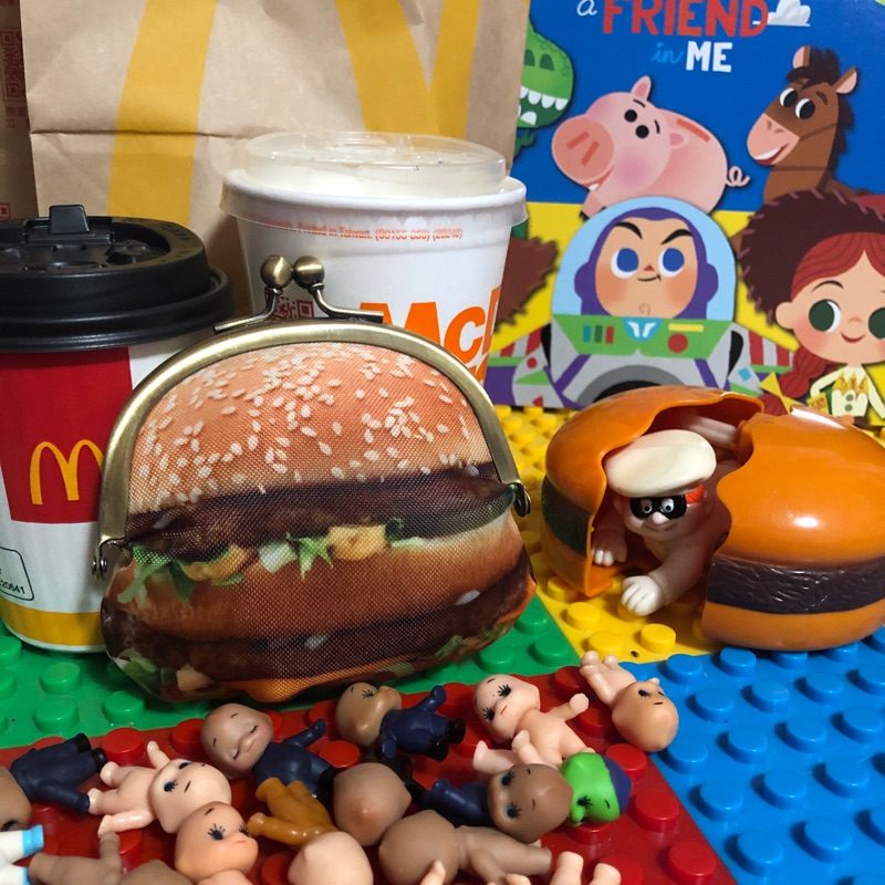 「全新現貨」日本限定麥當勞外單漢堡零錢包可口可樂零錢袋錢包大人兒童都愛批發價格