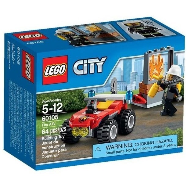 【積木樂園】樂高 LEGO 60105 CITY 城市系列 地形消防車