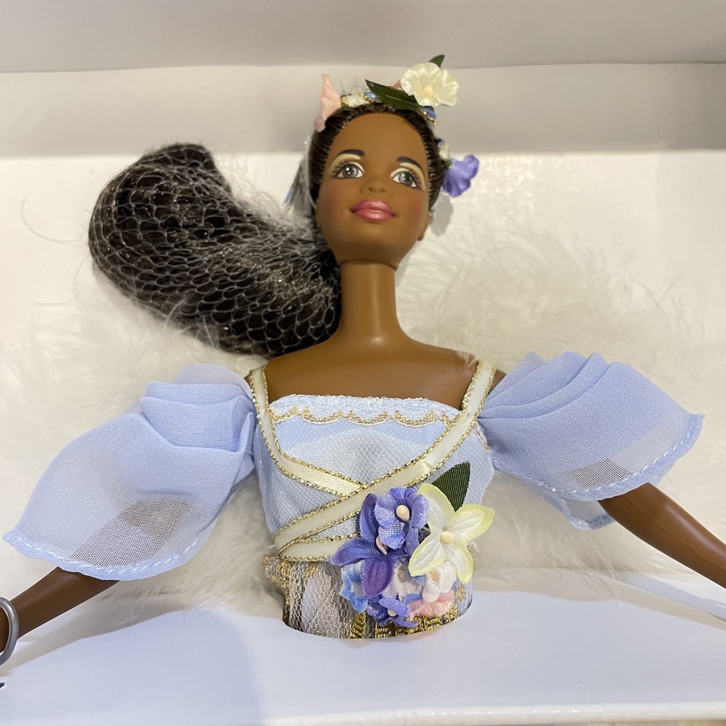 美泰兒 MATTEL Barbie HARPIST ANGEL 黑人  豎琴 天使 芭比 娃娃 古董
