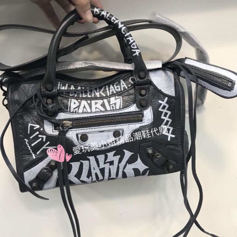 balenciaga mini graffiti