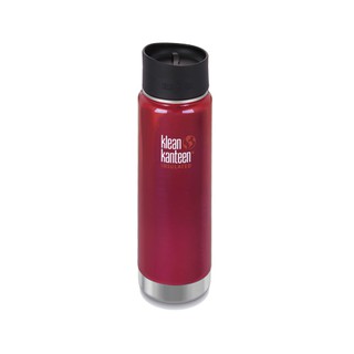 【Klean Kanteen】20oz不鏽鋼寬口咖啡蓋保溫瓶-彩椒紅