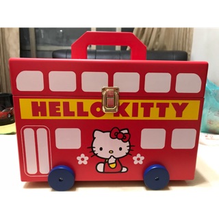 絕版～木製 hello kitty 珠寶盒 收納箱 全新(含運）