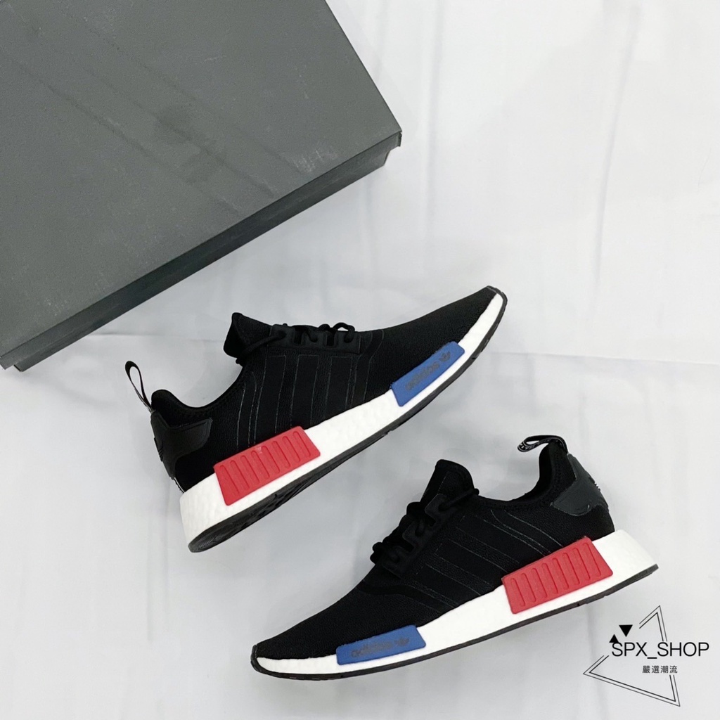 SPX潮流小舖 ADIDAS NMD R1 黑藍紅 OG配色 潮流 經典 穿搭