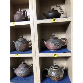 臺灣陶藝作品 高檔柴燒壺冰煙壺