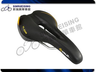 【新瑞興單車館】VELO Plush 中空透氣 運動型坐墊/座墊-黑色 #TB2052