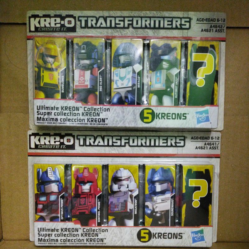 變形金剛 Transformers Kre-O Kreon Ultimate Collection Sets