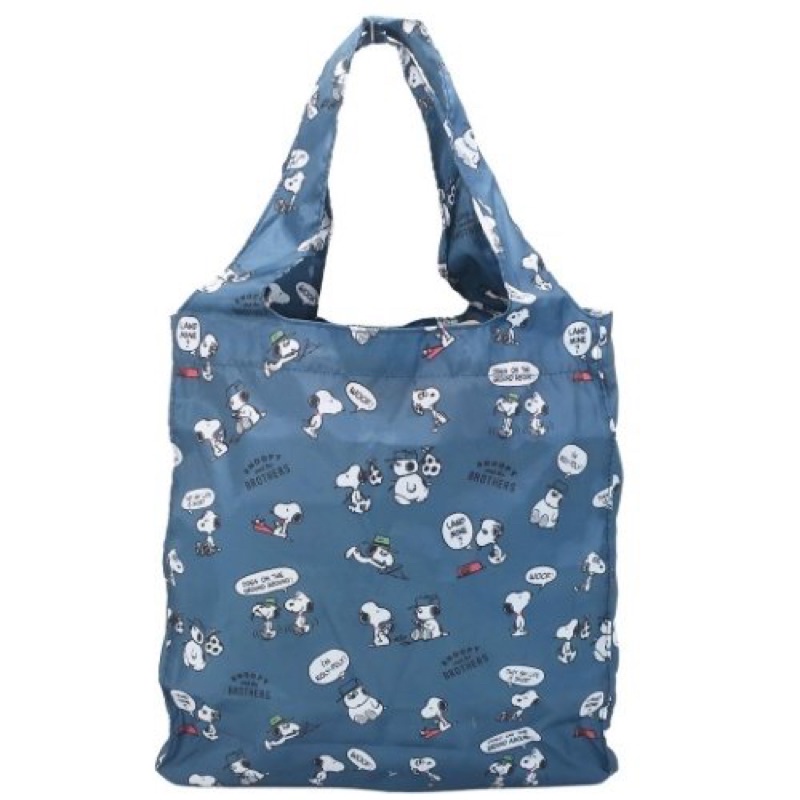 日本原裝 2021 Peanuts Snoopy 史努比 史奴比 環保袋 購物袋 環保購物袋 手提袋 折疊環保袋