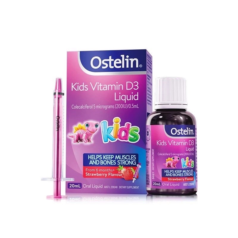［3妮🦘澳洲代購］（現貨）Ostelin / Kids Vitamin D3 Liquid 20ml