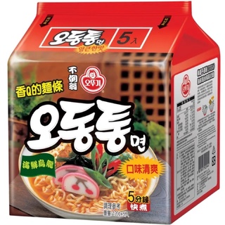 韓國不倒翁OTTOGI海鮮風味烏龍拉麵(120g*5)
