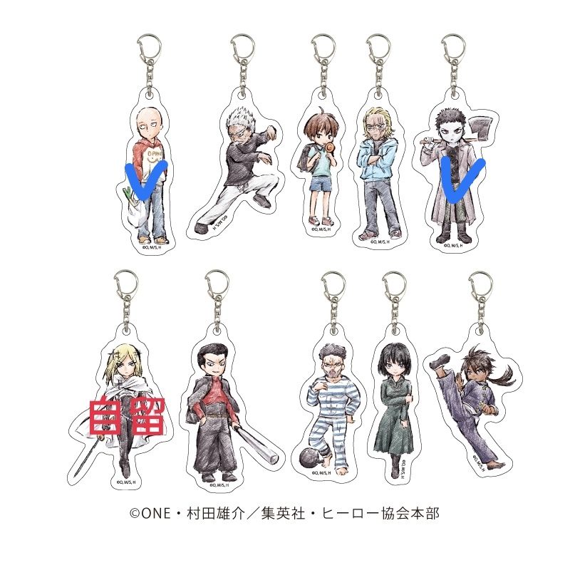 【正版官方週邊】一拳超人吊飾/一拳超人週邊/一拳超人壓克力吊飾/ワンパンマン