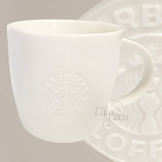 Starbucks 台灣星巴克 2010 白骨瓷Logo 16oz 品牌經典 絕版女神Logo 白品牌 白女神 馬克杯